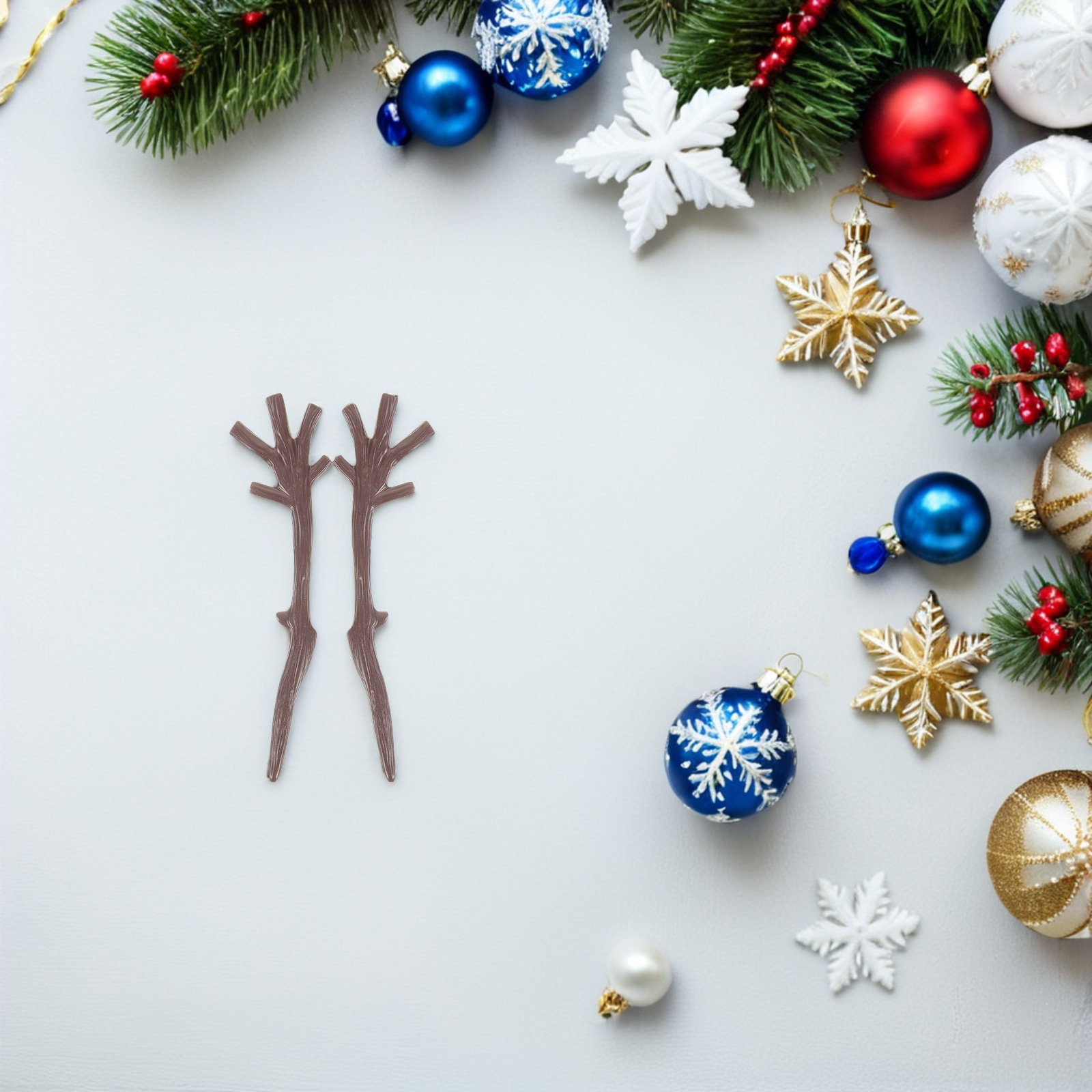 Christmas Tree Artificial - 200 Adet Noel Yapay Geyik Boynuzu