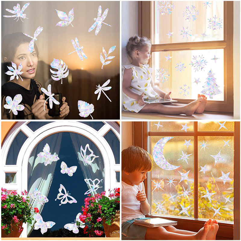 1 takım noel kar tanesi Elk kı - Snowflake Window Decal incelemesi ve fiyatı