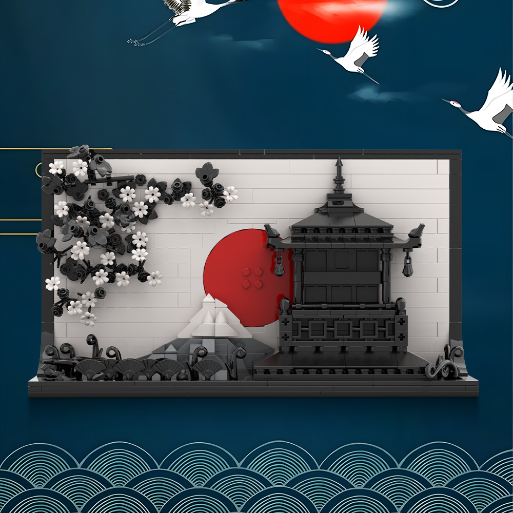 MOC Japon Sanatı 3D Resim Serg - Lego Set City incelemesi ve fiyatı