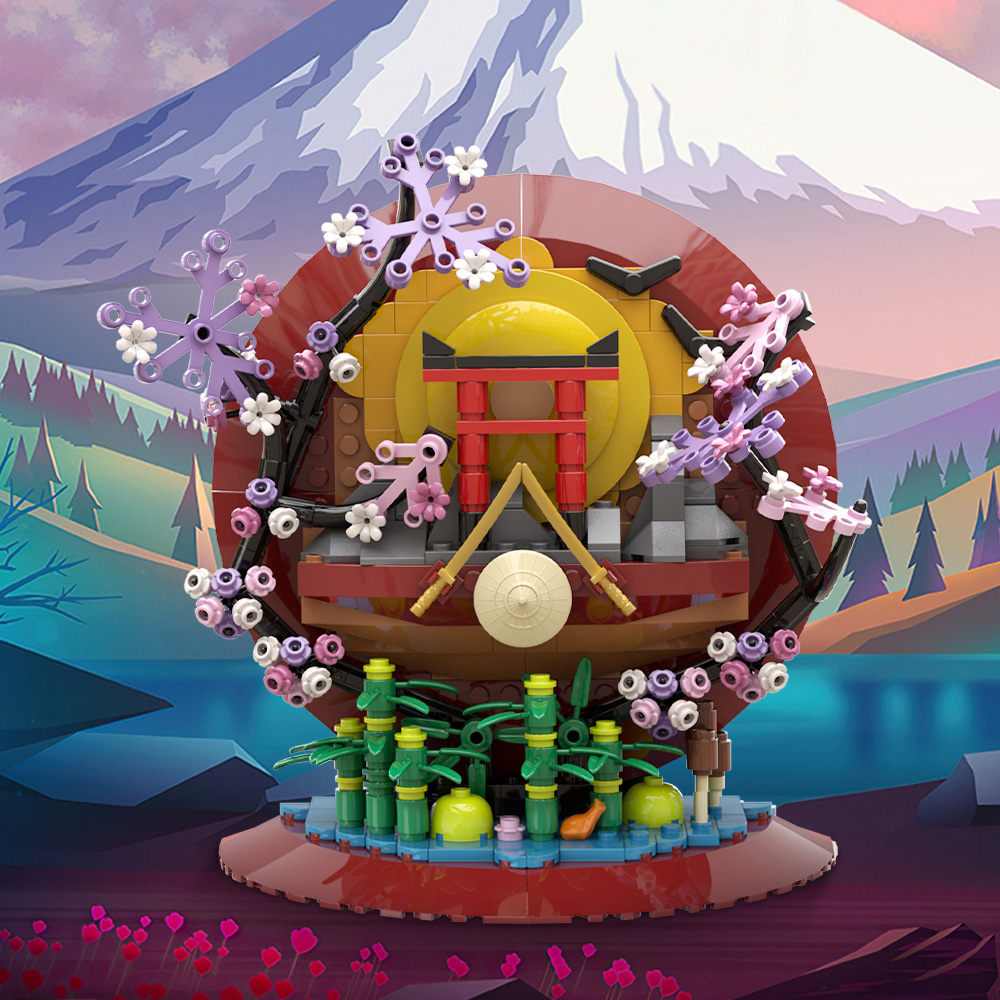 MOC Japon Sanatı 3D Resim Serg - Lego Set City incelemesi ve fiyatı