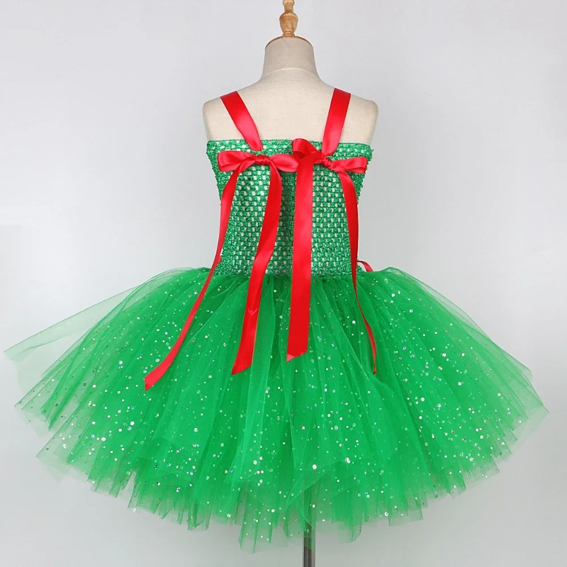 Sparkly Kızlar Noel Ağacı Kost - Elf Costume Christmas incelemesi ve fiyatı