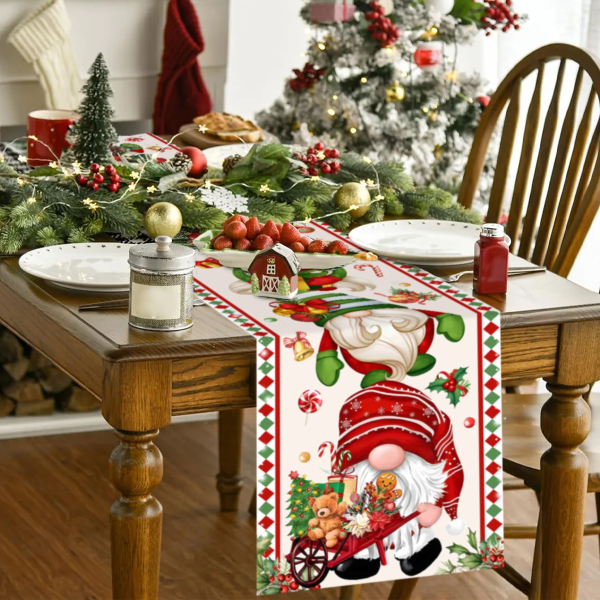 Noel Masa Koşucu Yüzü Olmayan  - Christmas Table Runner incelemesi ve fiyatı