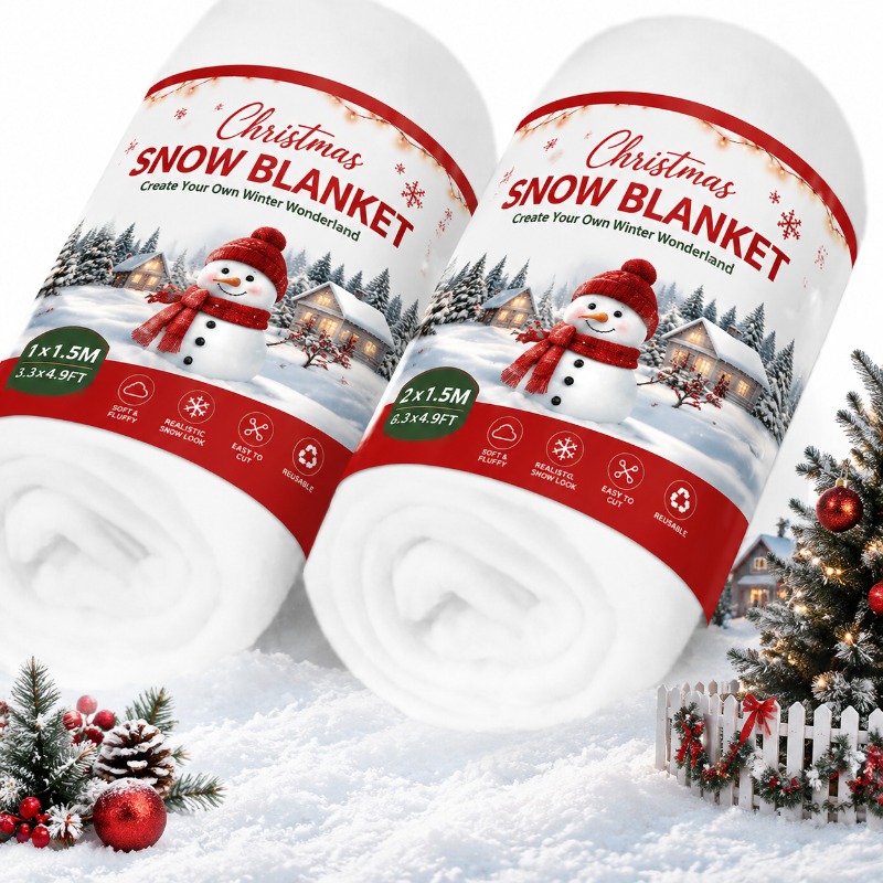 Yapay Kar Halısı Sahte Kar Bat - Christmas Throw Blanket incelemesi ve fiyatı