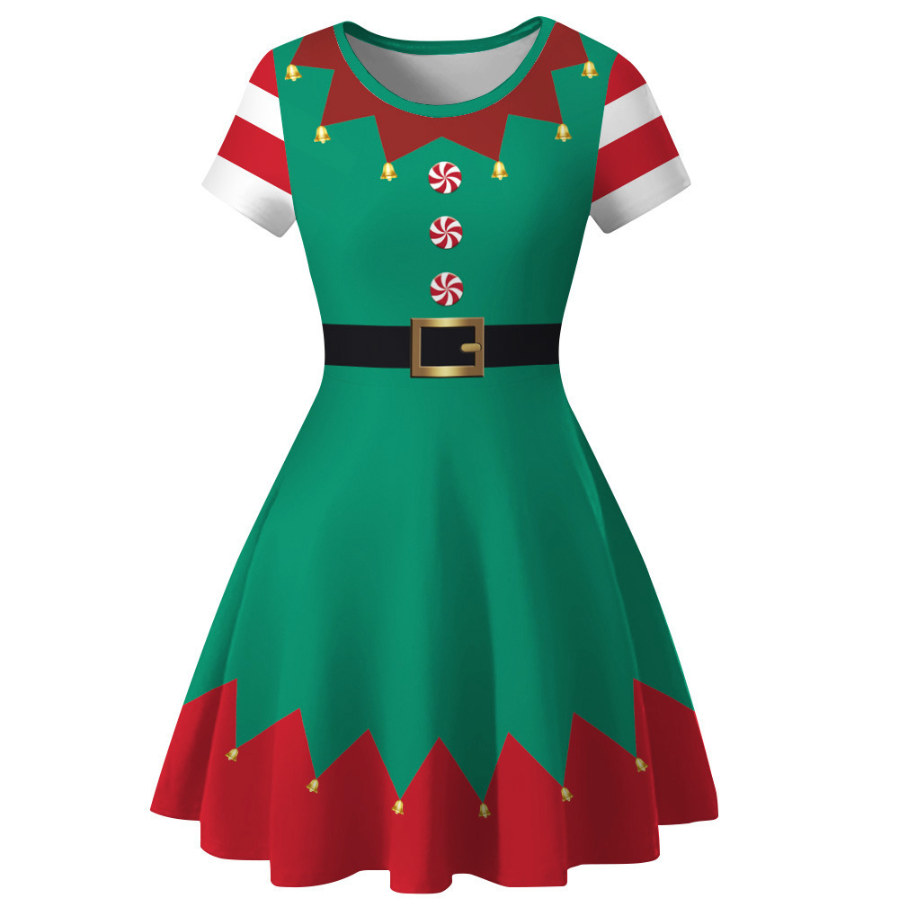 Çocuk Kız Noel Partisi süslü e - Elf Costume Christmas incelemesi ve fiyatı