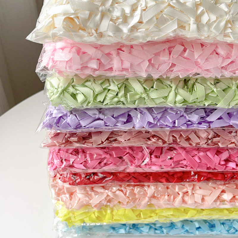Çok Renkli Mini Saten Kurdele  - Ribbon Bow Gift incelemesi ve fiyatı