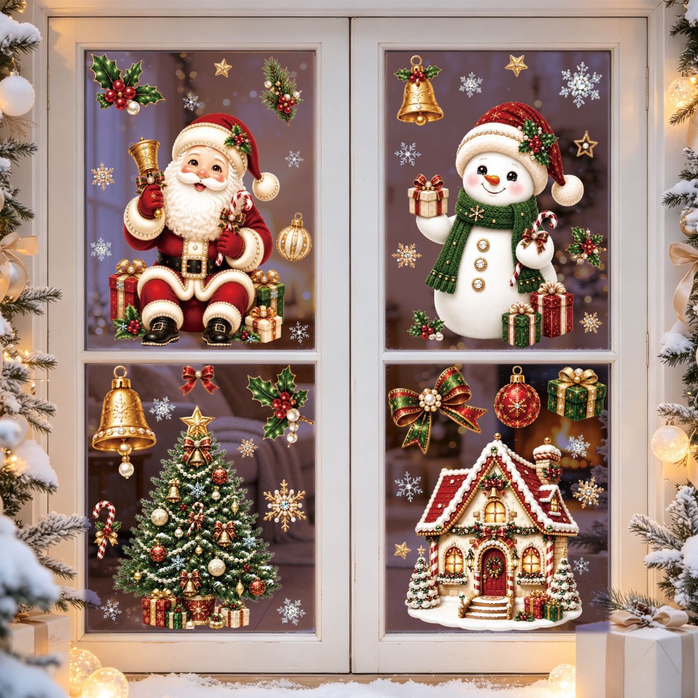 Noel 2027 Yeni Pencere Çıkartm - Snowflake Window Decal incelemesi ve fiyatı