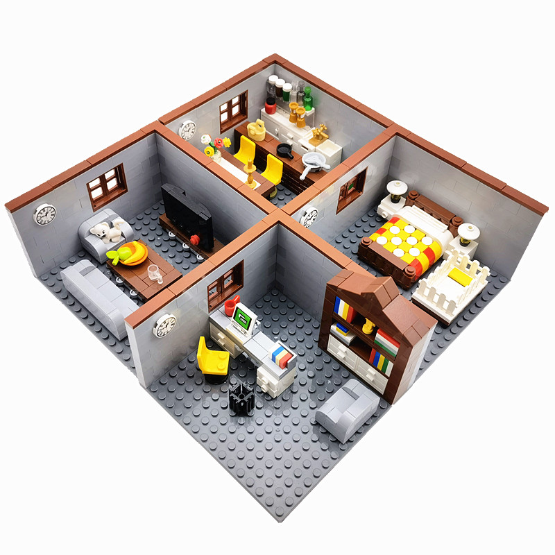 Uyumlu Klasik Şehir Blokları E - Lego Set City incelemesi ve fiyatı