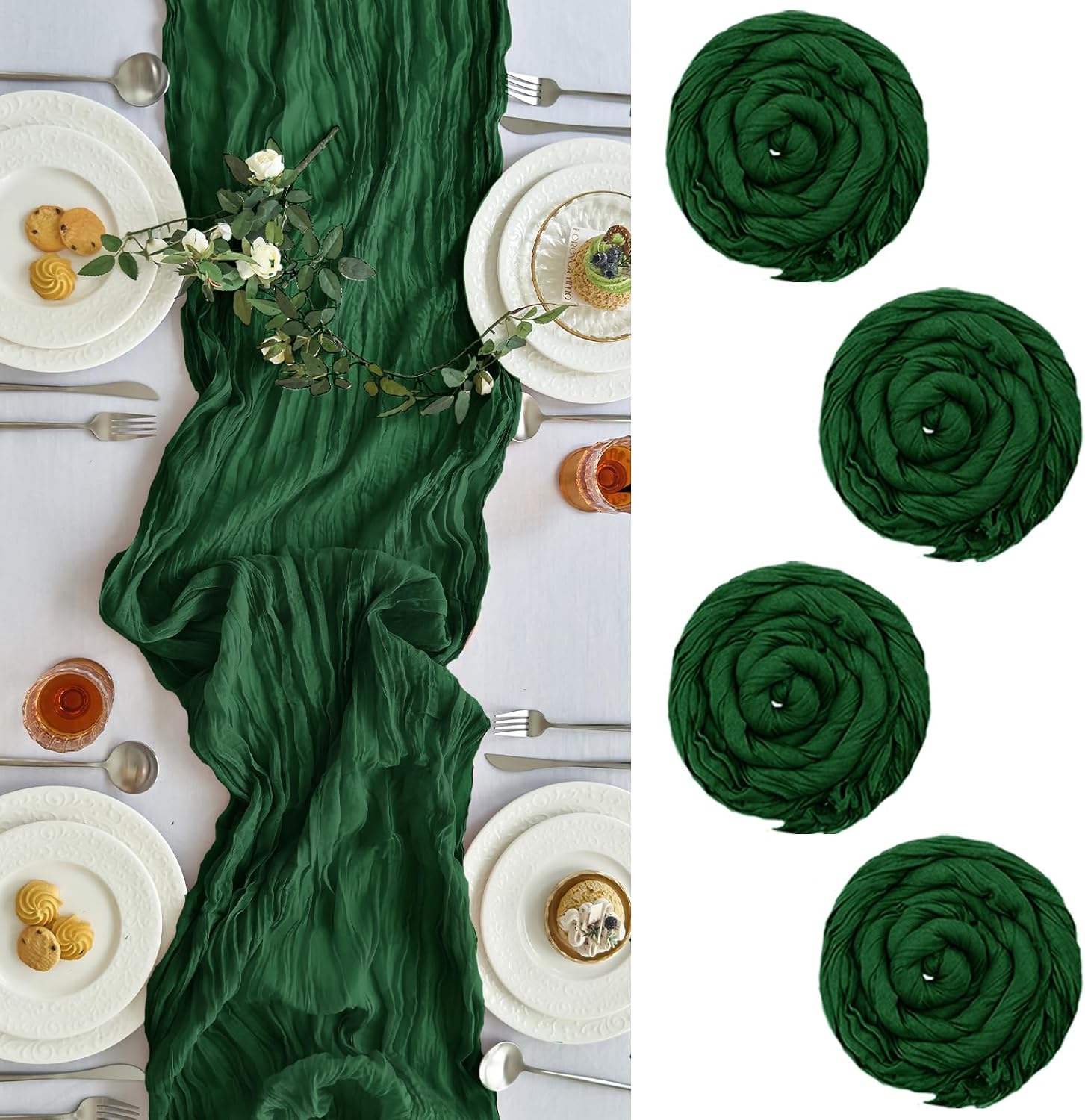 4 adet tülbent masa örtüsü noe - Christmas Table Runner incelemesi ve fiyatı